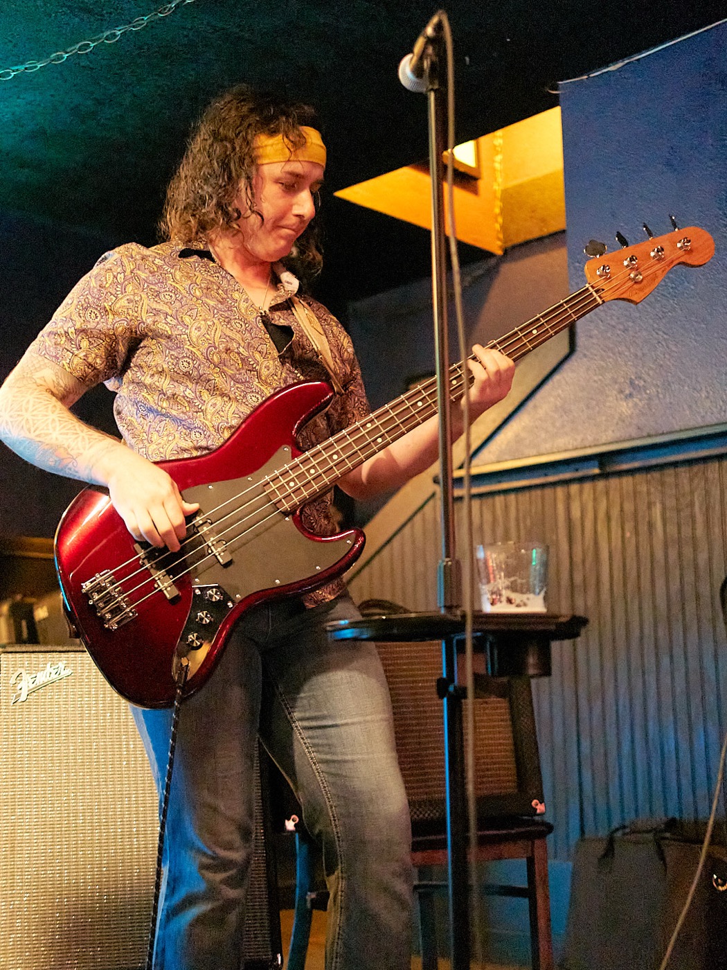 Bobbi on bass